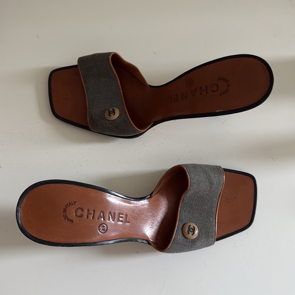 Chanel sandals size 37 - Picture 3 of 4
